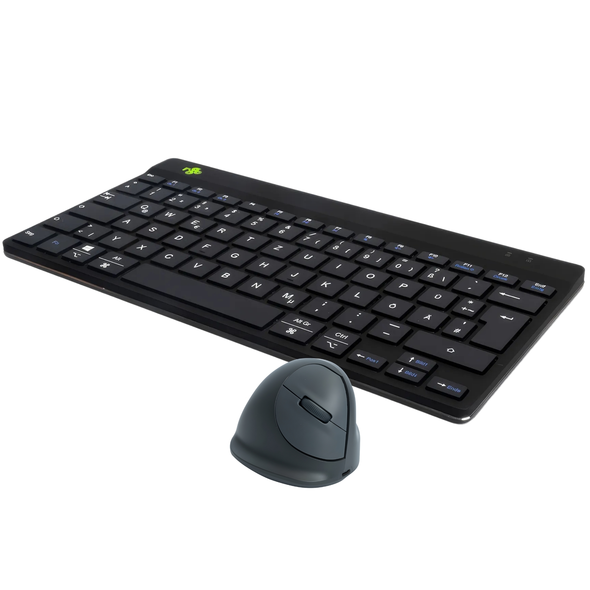 R-Go Kompakt Tastatur Bluetoothund (DE-QWERTZ ) und Maus Combo