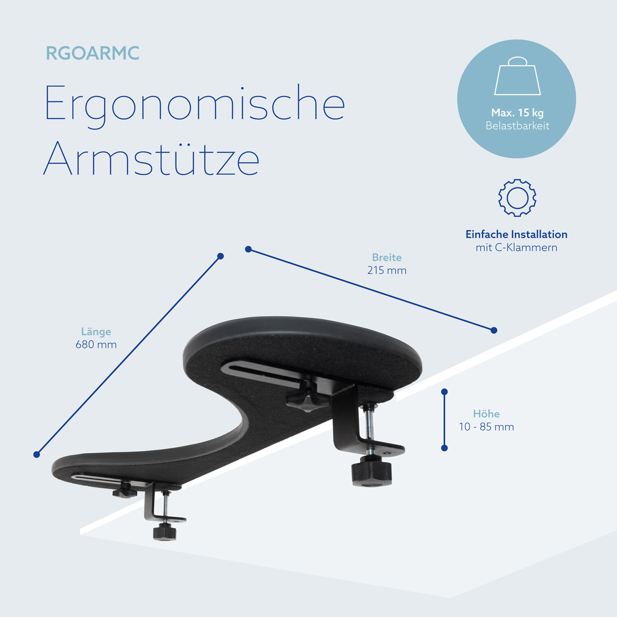 R-Go Ergonomische Armlehne