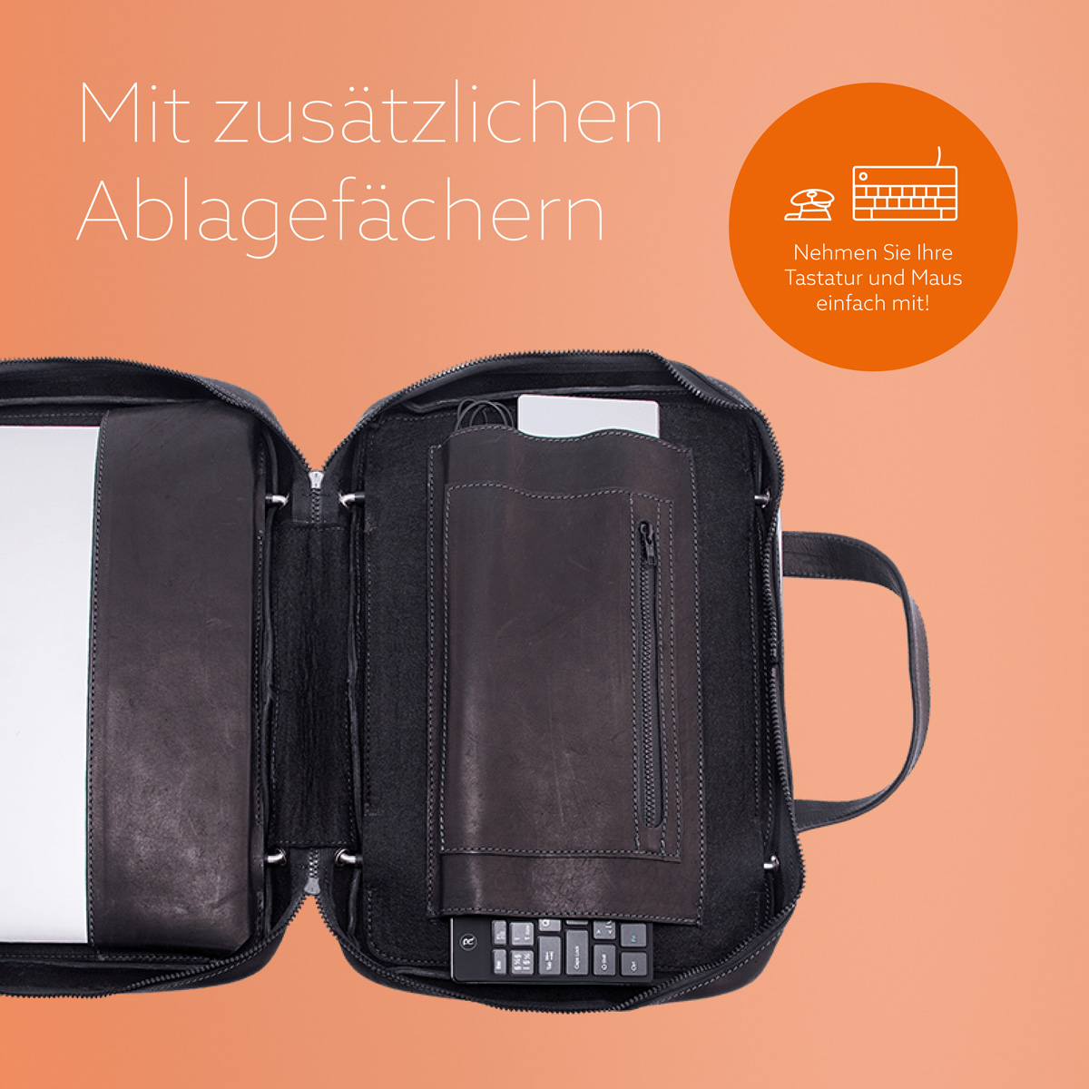 R-Go Viva 15.6″ Laptoptasche (Schwarz)