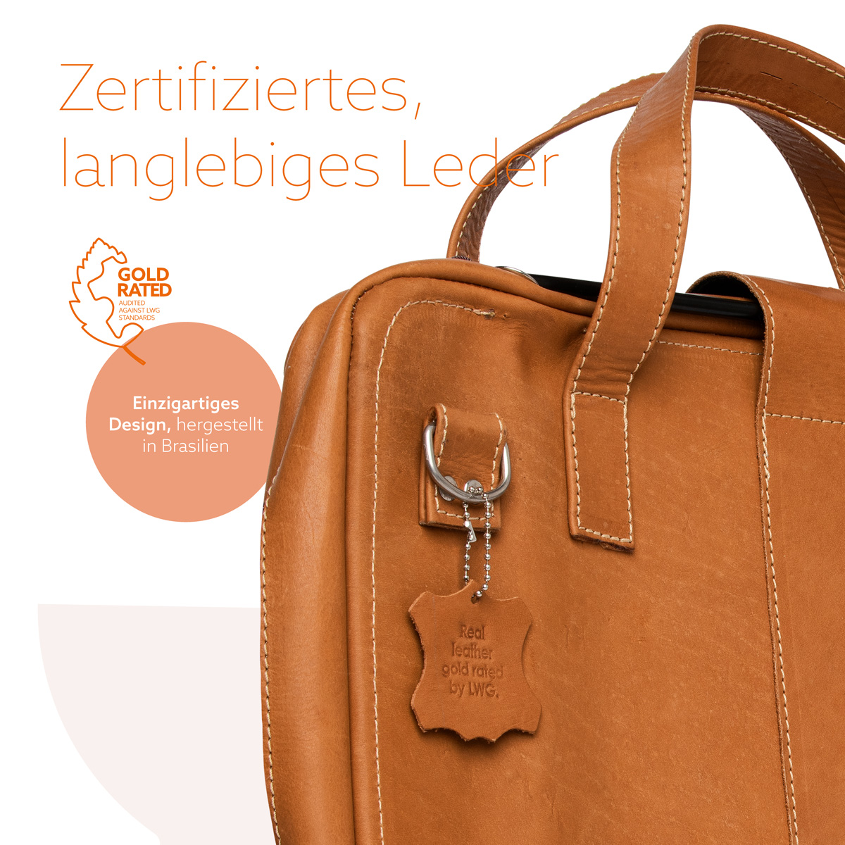 R-Go Viva 15.6″ Laptoptasche (Braun)