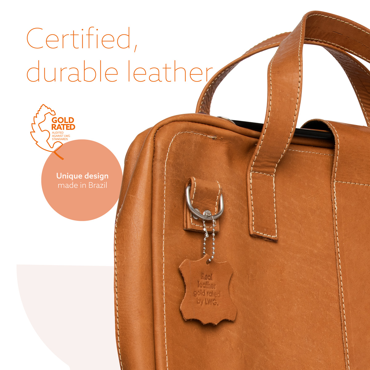 R-Go Viva 15.6″ Laptop bag (brown)