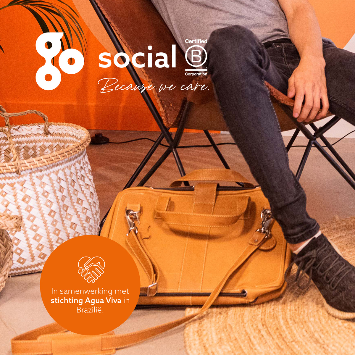 R-Go Viva 15.6″ Laptoptas (bruin)