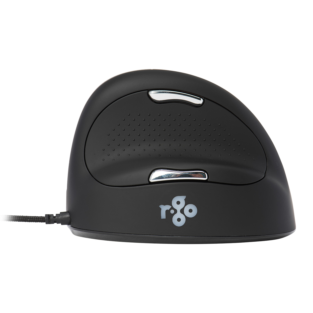 R-Go HE Break ergonomische muis, verticale muis met break software, voorkomt RSI, groot (handlengte ≥ 185mm), rechtshandig, bedraad, zwart