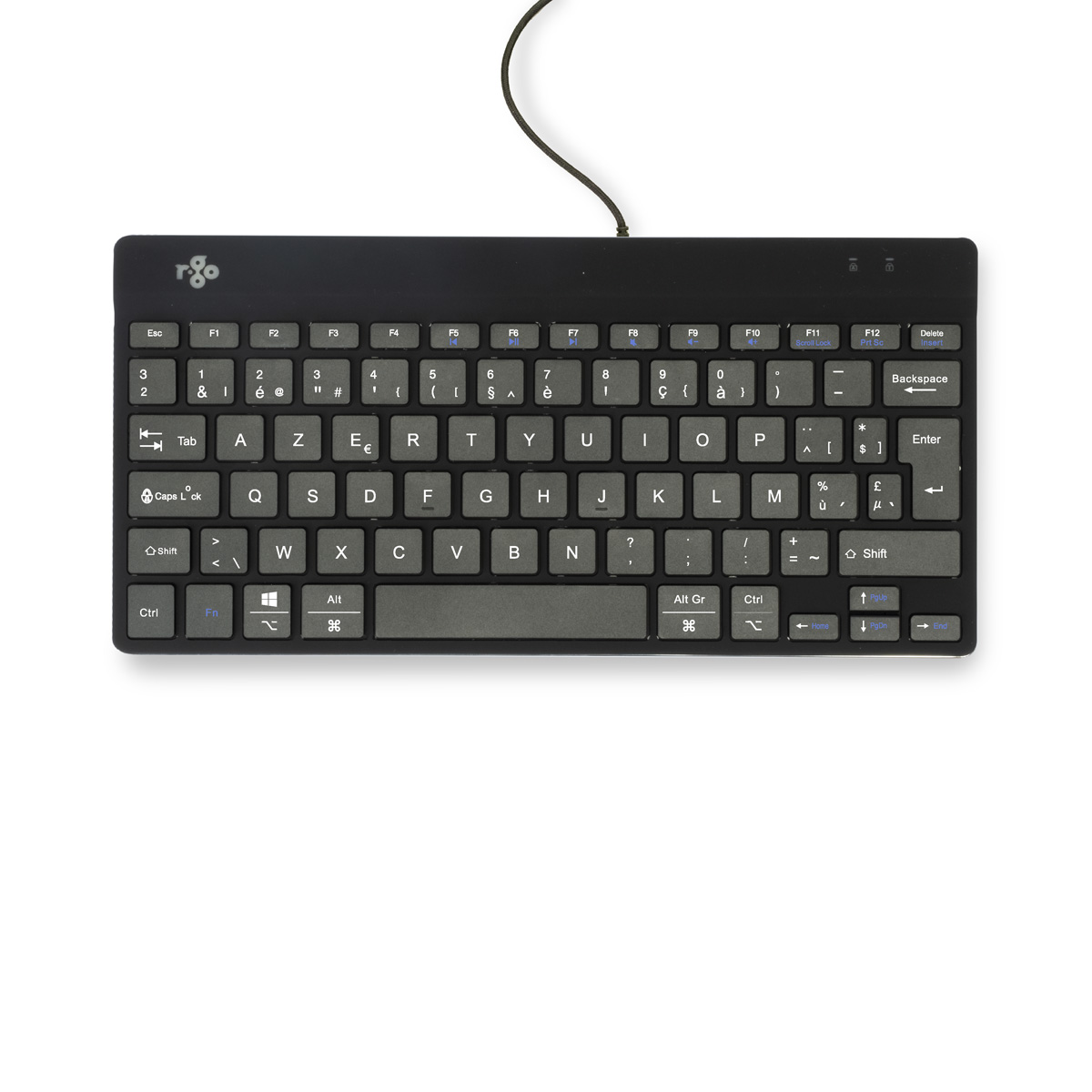 R-Go Compact Break (black, wired, AZERTY – BE)