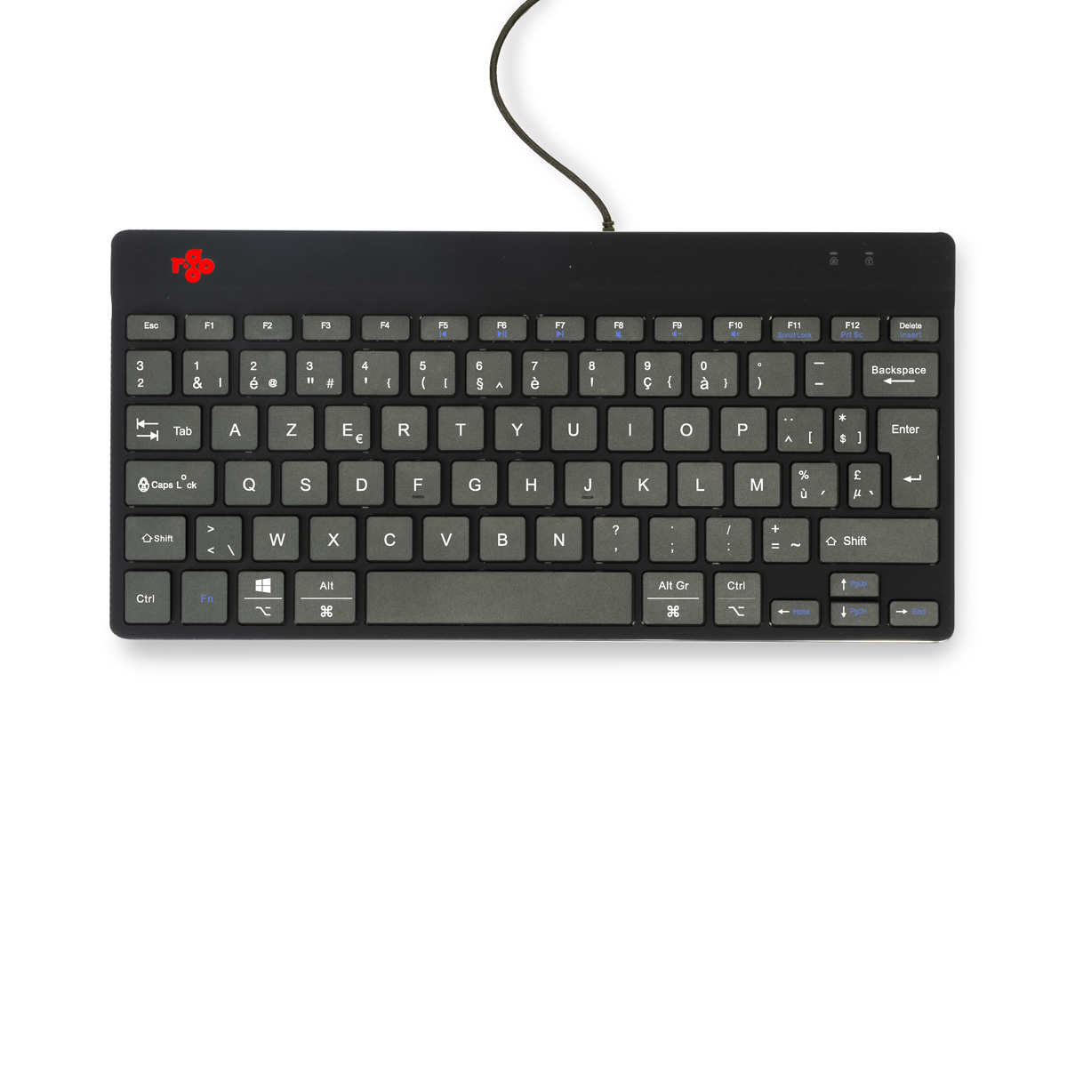 R-Go Compact Break (black, wired, AZERTY – BE)