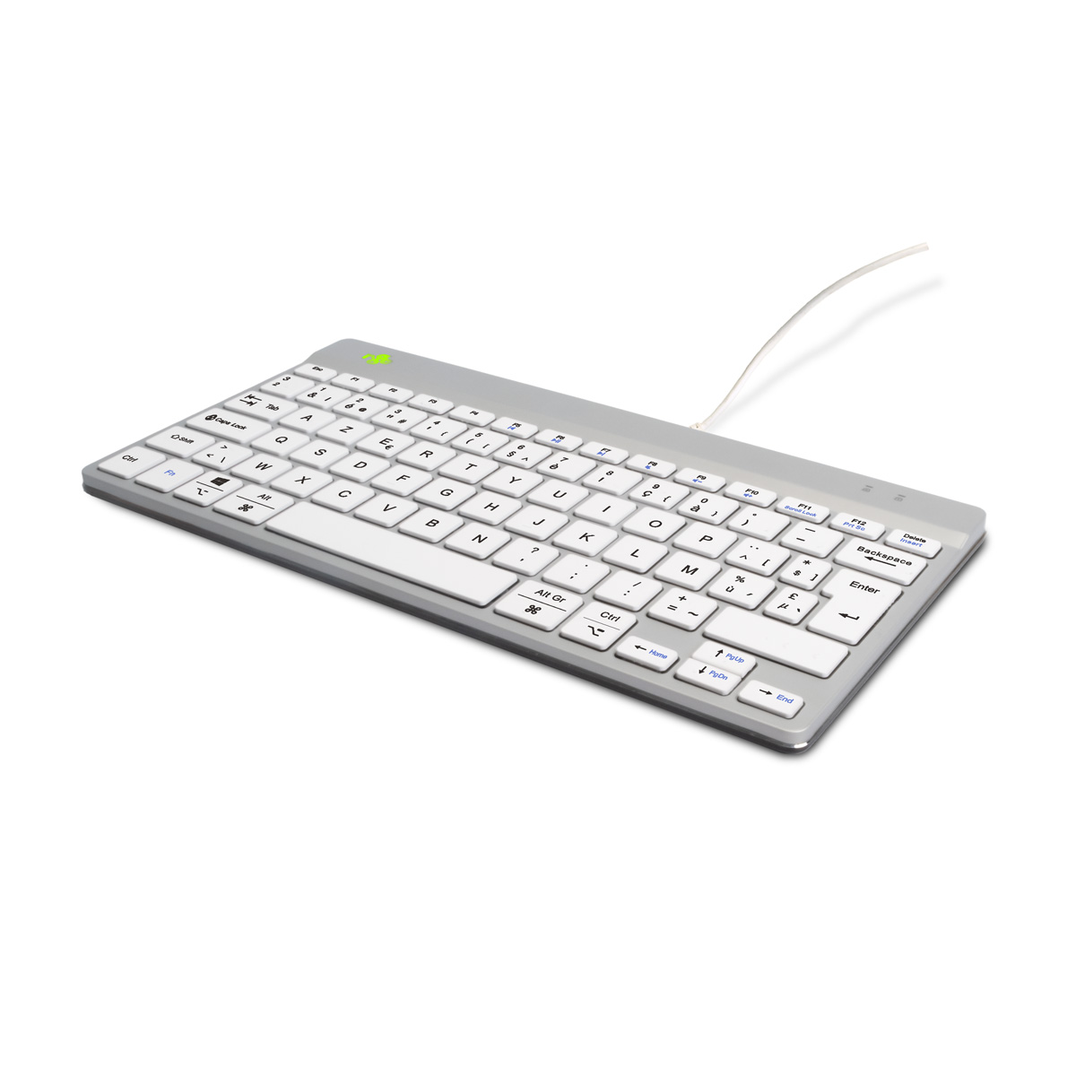 R-Go Compact Break (white, wired, AZERTY – BE)