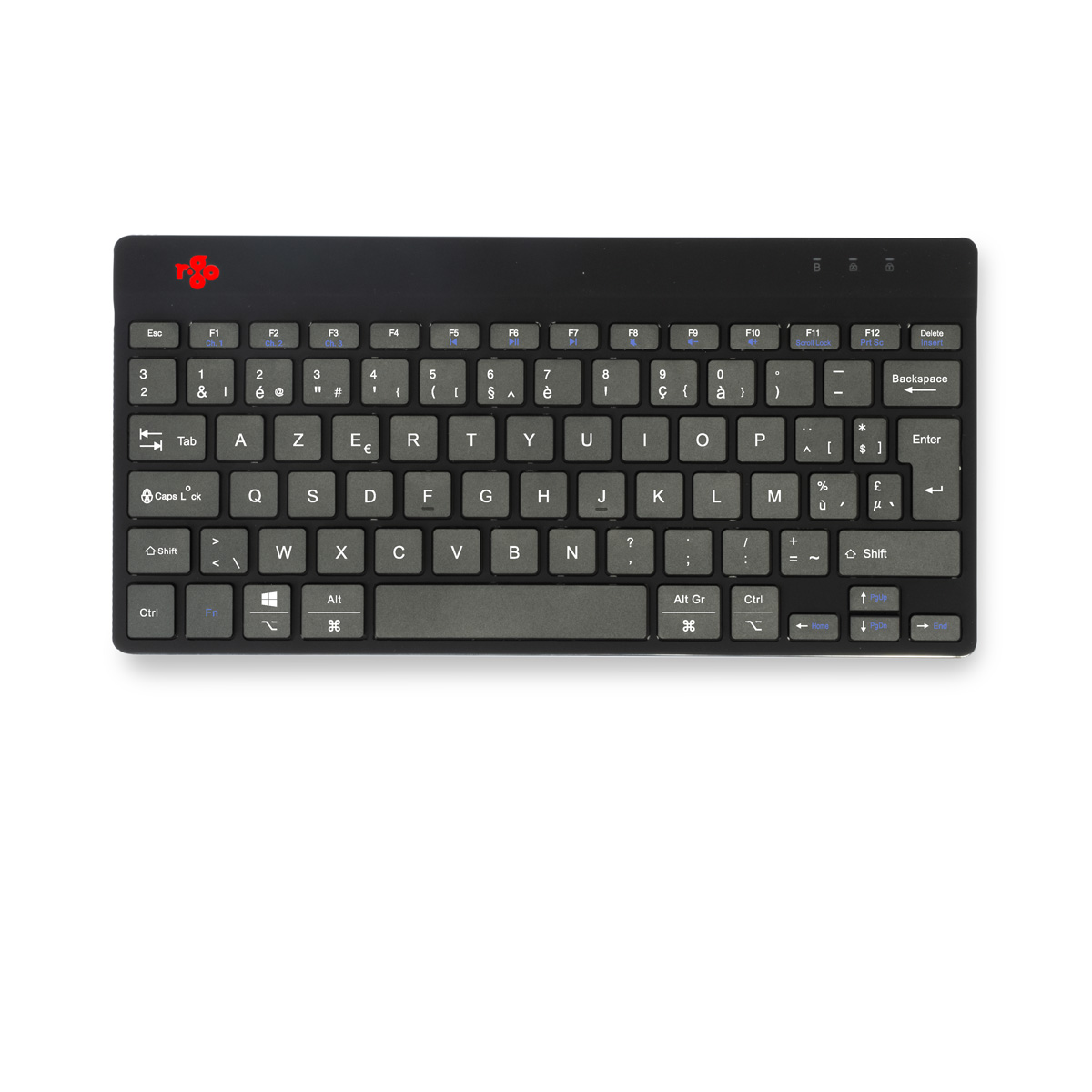 R-Go Compact Break (black, wireless, AZERTY – BE)