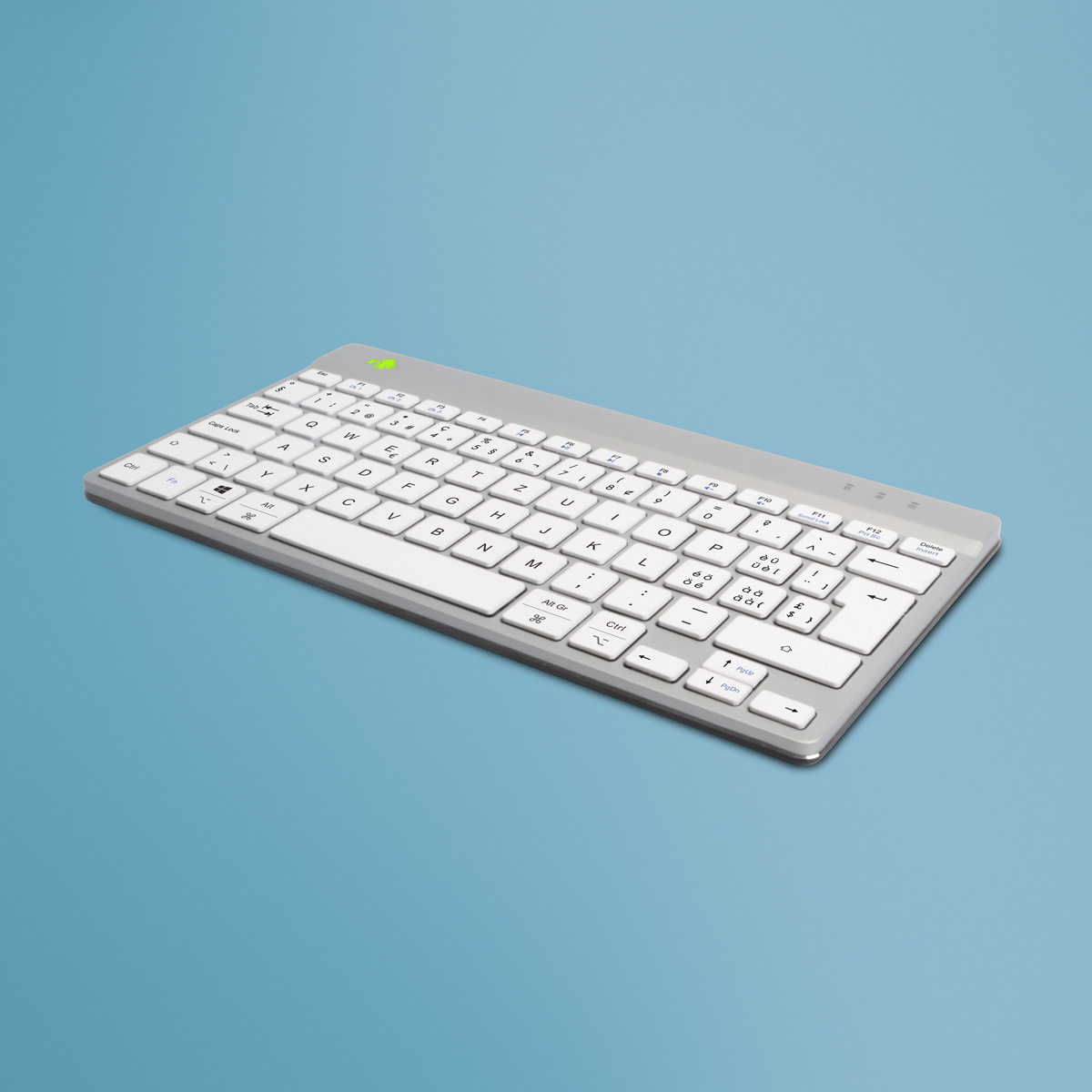 R-Go Compact Break (wit, draadloos, QWERTZ – CH)