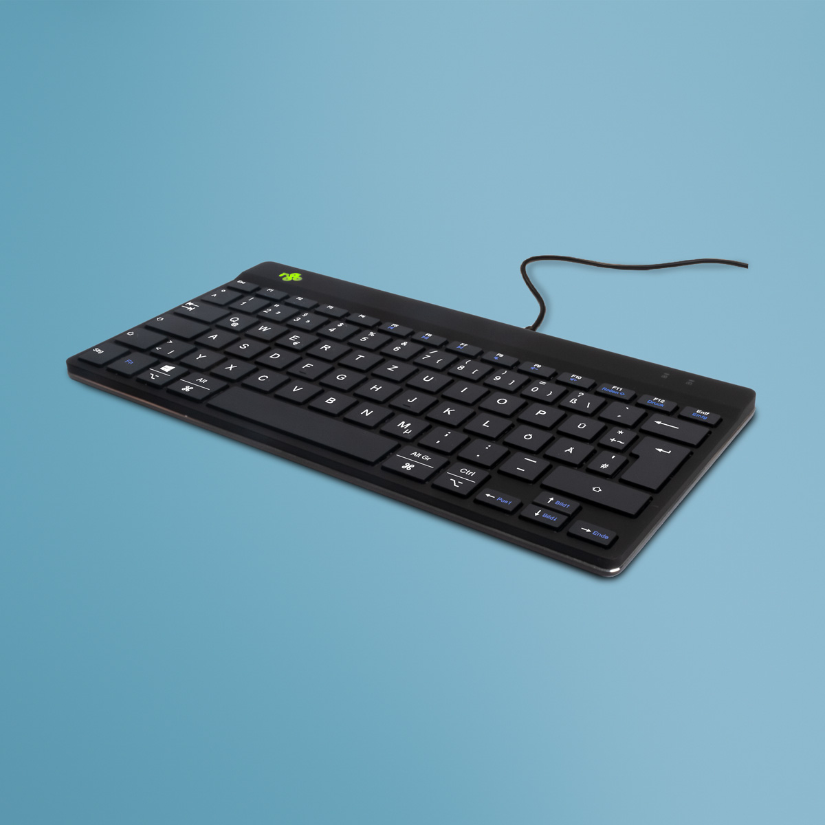 R-Go Compact Break (black, wired, QWERTZ – DE)