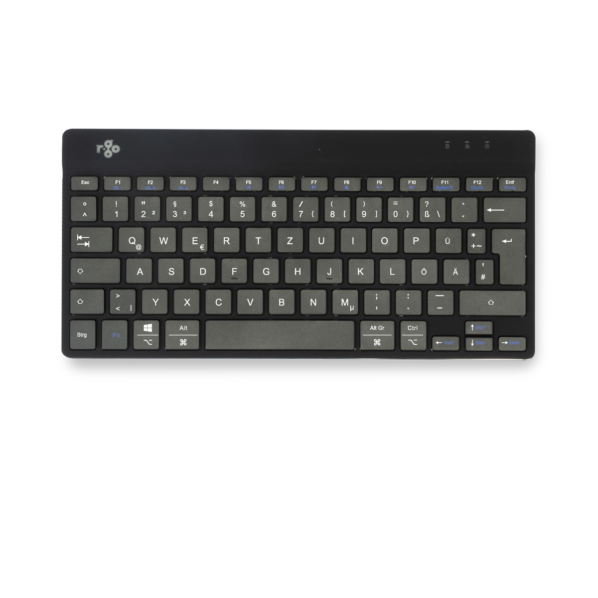 R-Go Compact Break (black, wireless, QWERTZ – DE)