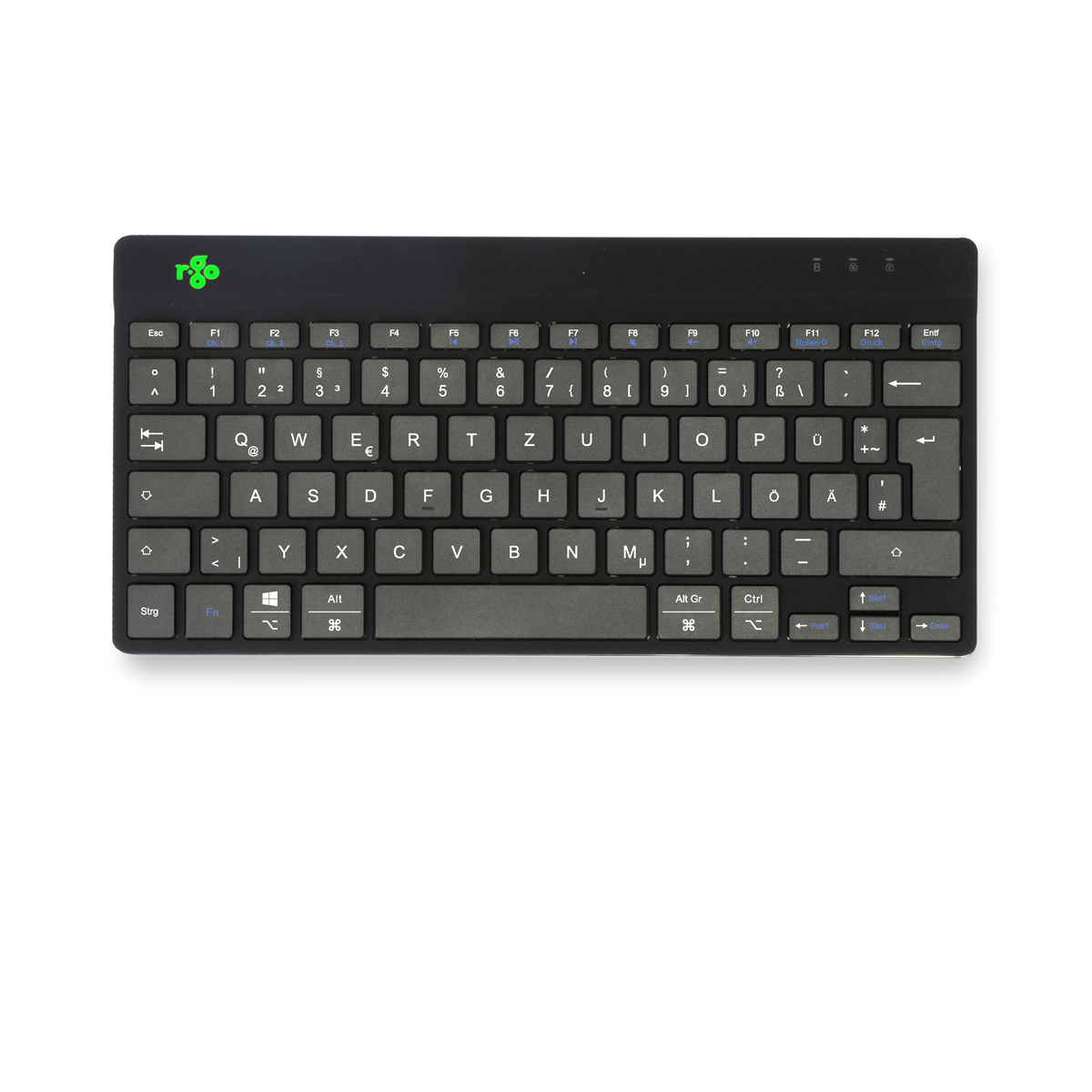 R-Go Compact Break (black, wireless, QWERTZ – DE)
