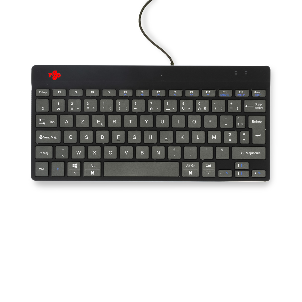 R-Go Compact Break (black, wired, AZERTY – FR)