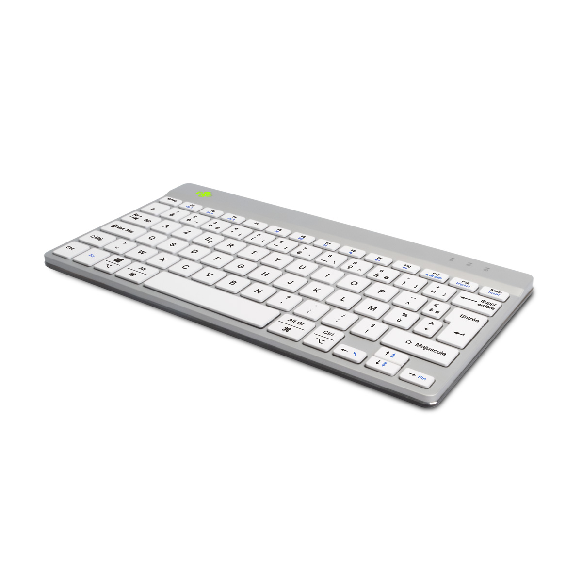 R-Go Compact Break (wit, draadloos, AZERTY – FR)