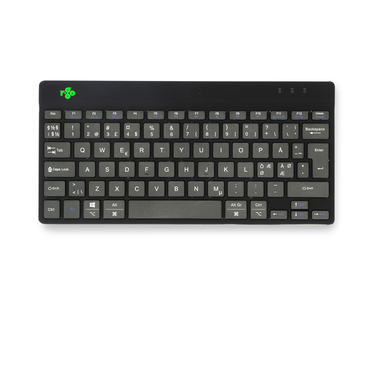 R-Go Compact Break (black, wireless, QWERTY – Nordic)