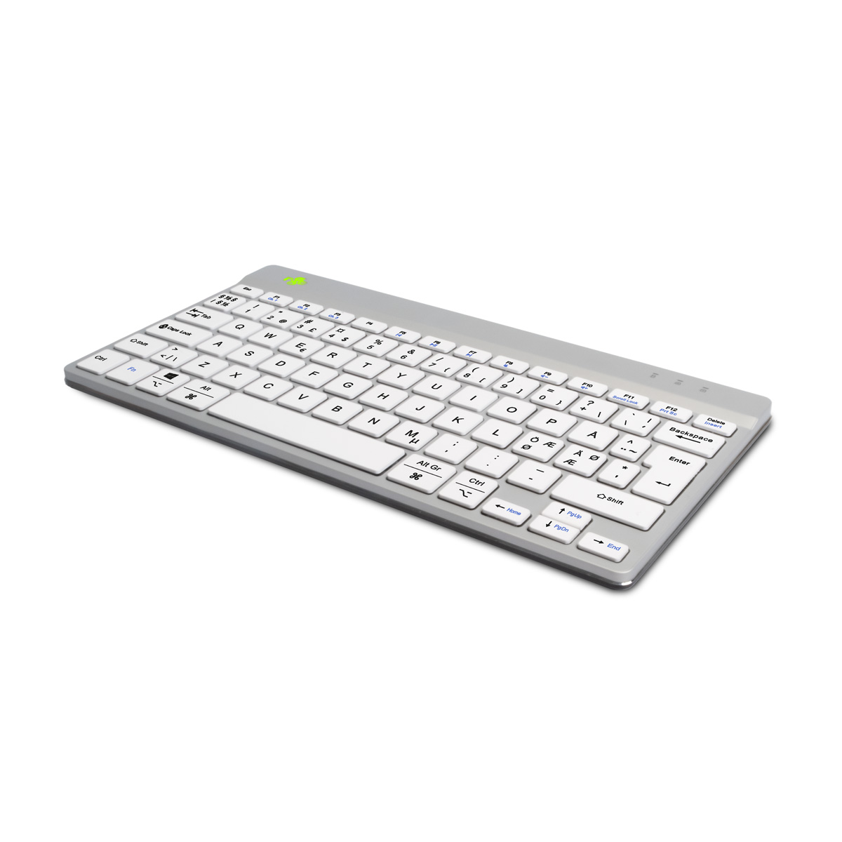 R-Go Compact Break (weiß, drahtlos, QWERTY – Nordic)