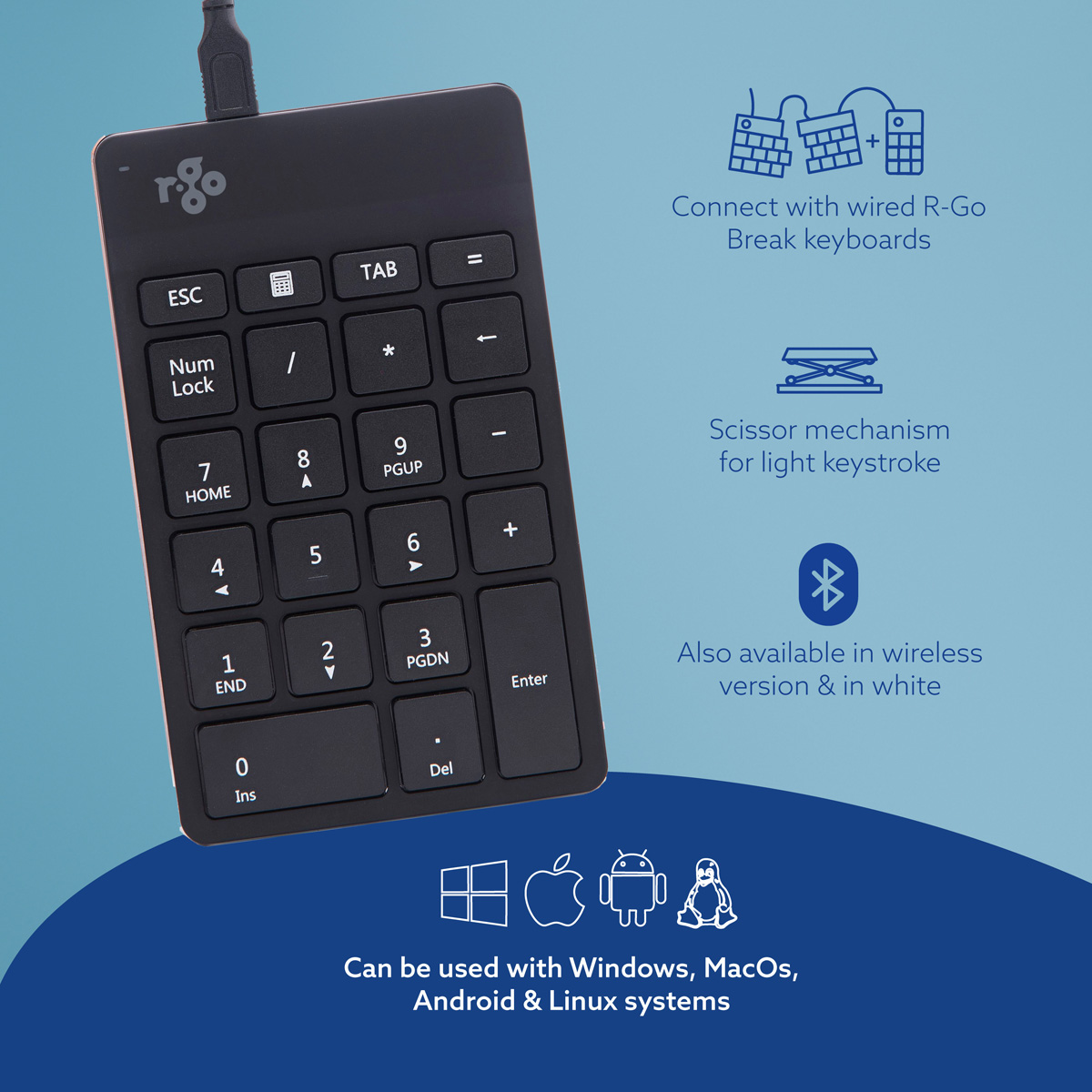 R-Go Numpad Break (black, wired)