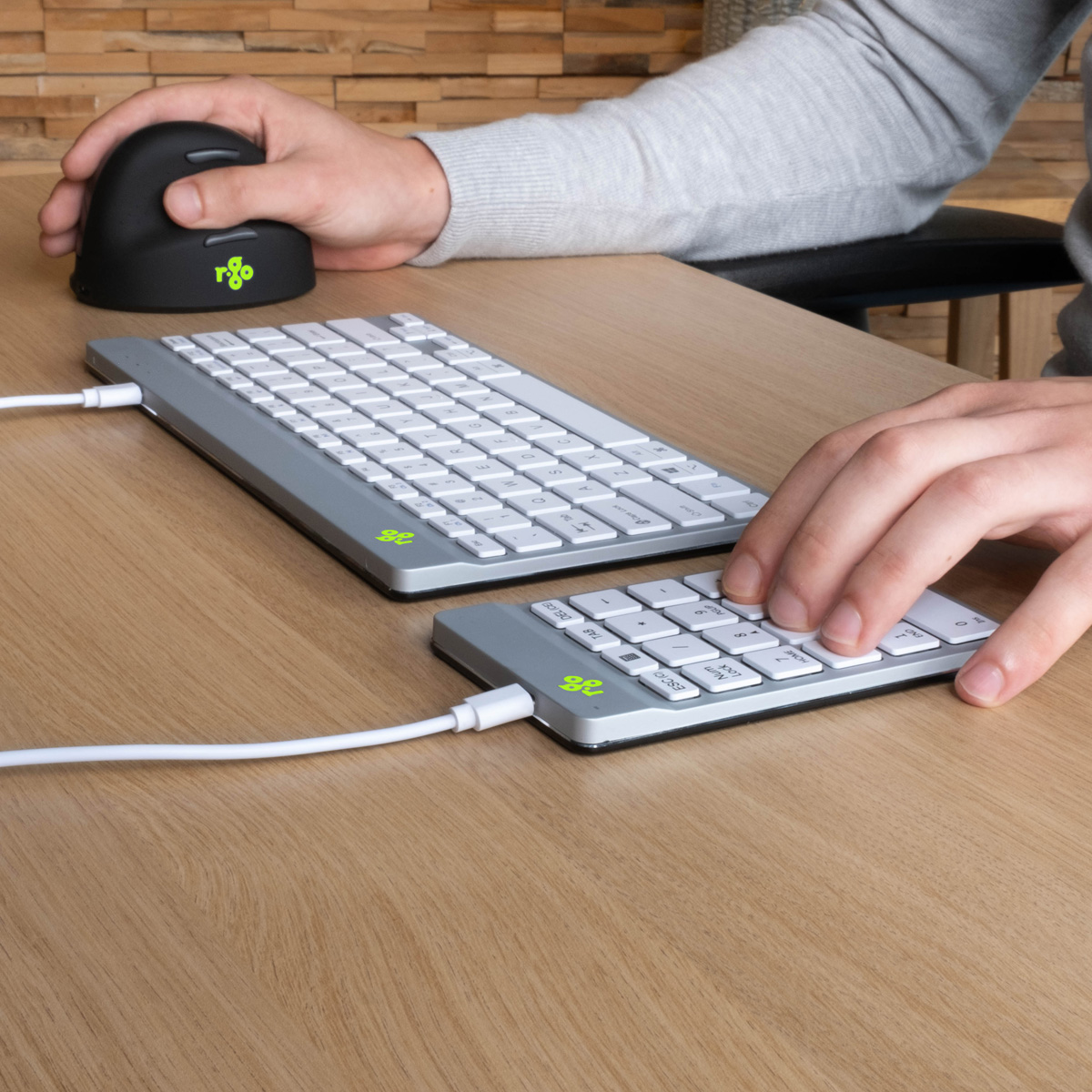 R-Go Numpad Break (white, wired)