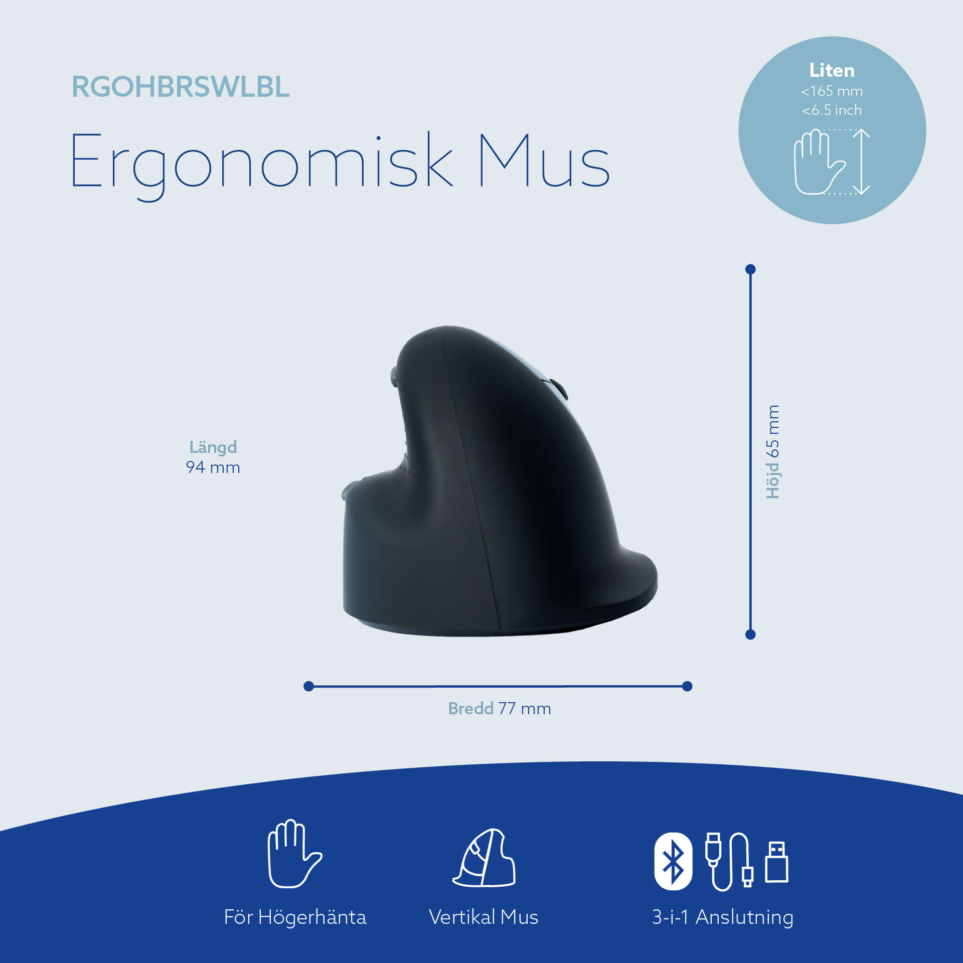 R-Go Numpad Break (biały, bezprzewodowy)