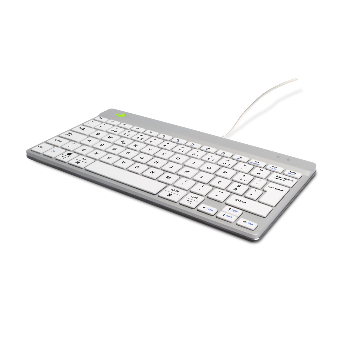 R-Go Compact Break (white, wired, QWERTY – PT)