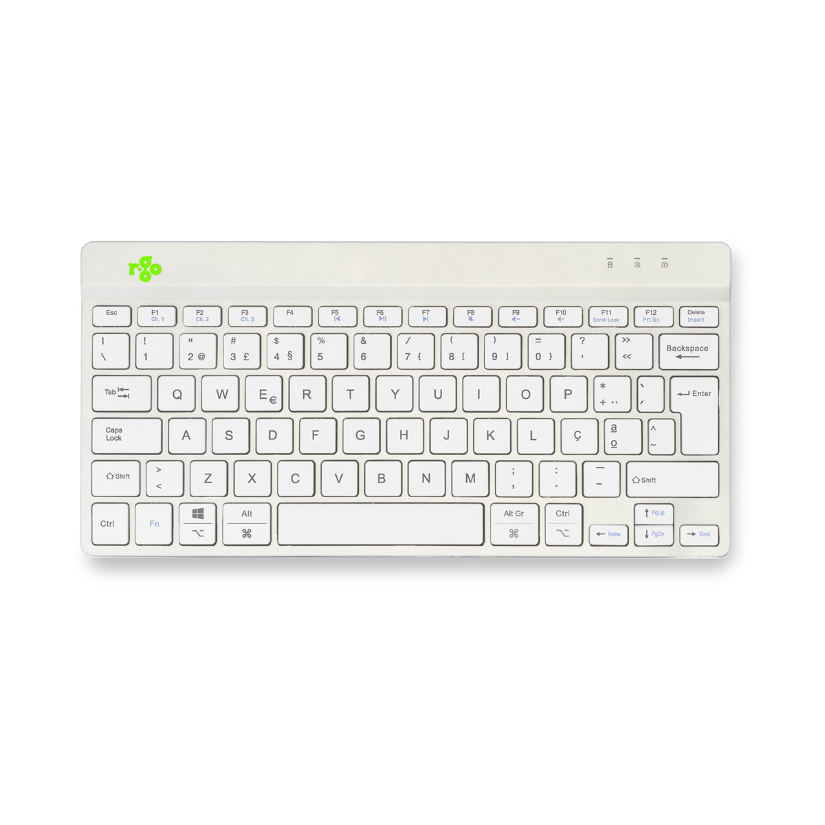 R-Go Compact Break (wit, draadloos, QWERTY – PT)