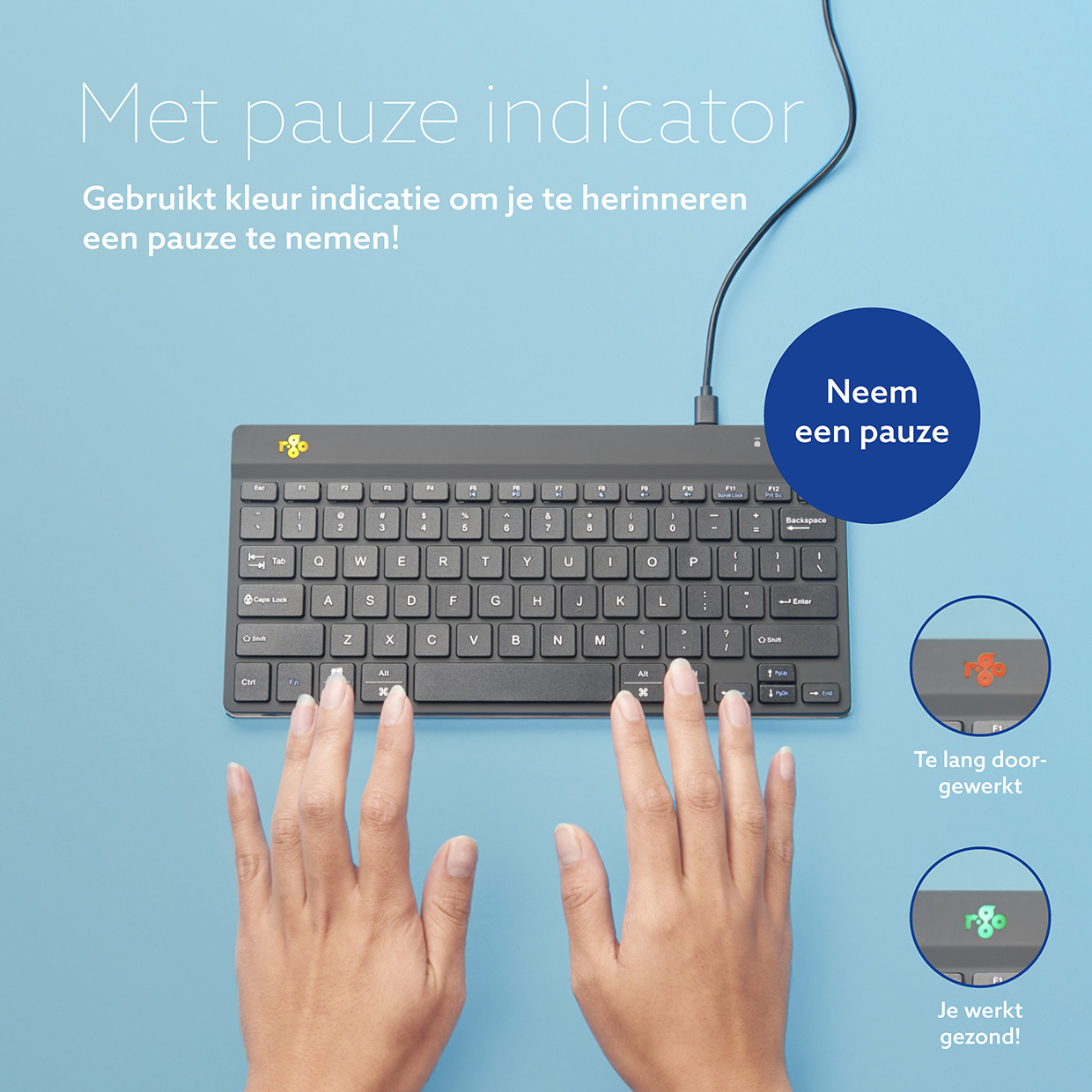 R-Go Compact Break (zwart, bedraad, QWERTY – US)