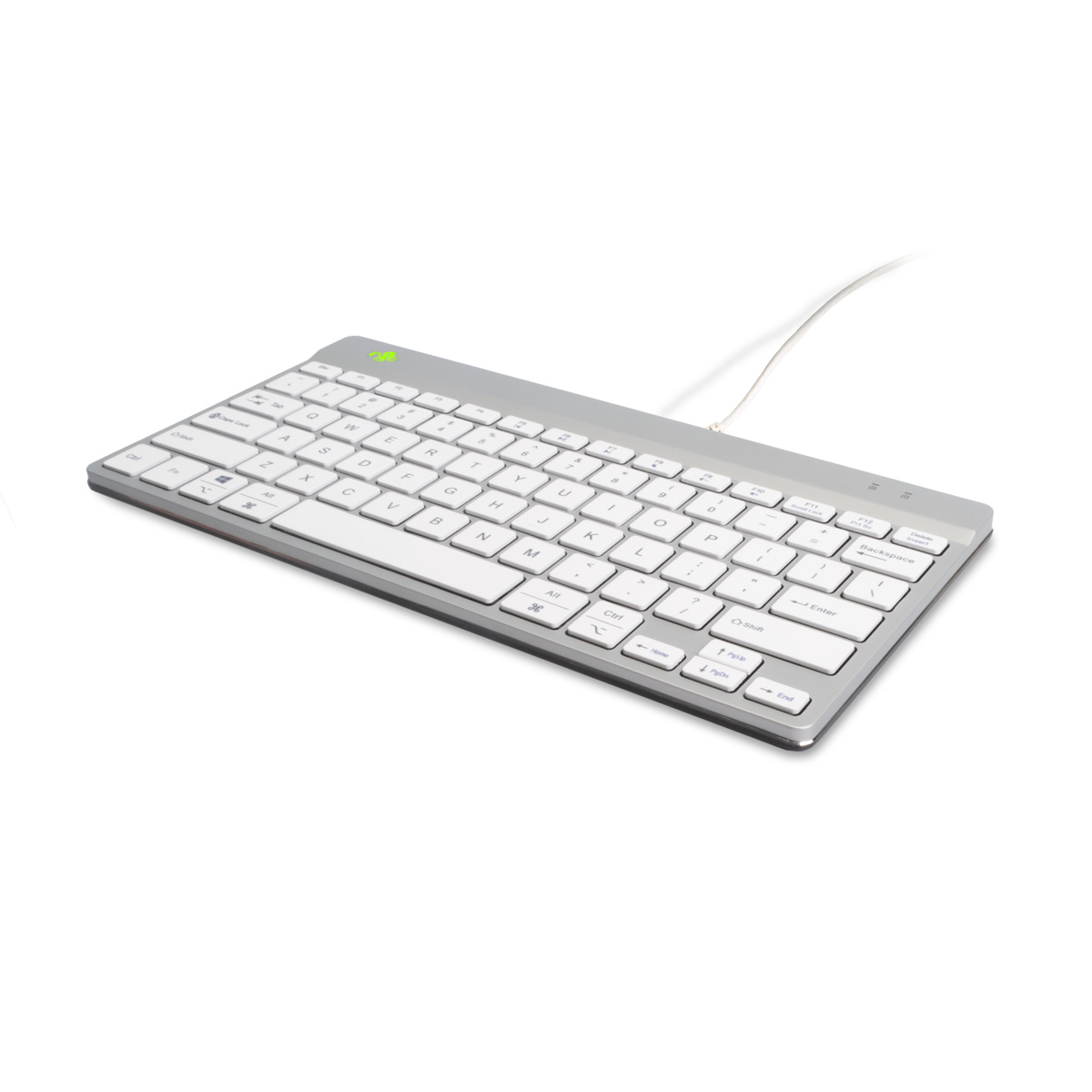 R-Go Compact Break (white, wired, QWERTY – US)