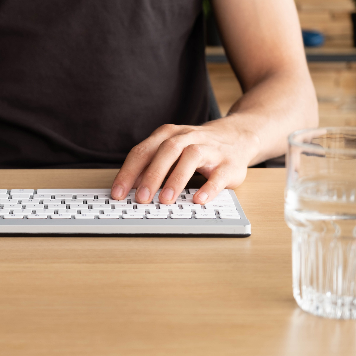 R-Go Compact Break (white, wireless, QWERTY – US)