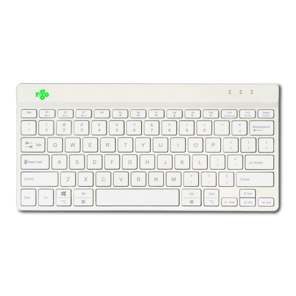 R-Go Compact Break (white, wireless, QWERTY – US)