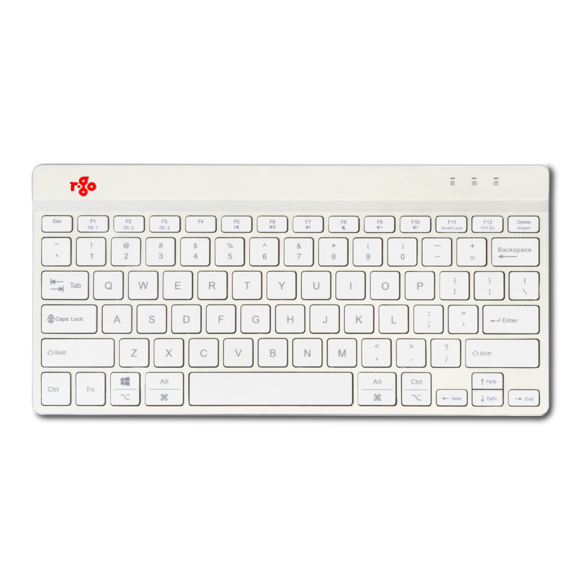 R-Go Compact Break (white, wireless, QWERTY – US)