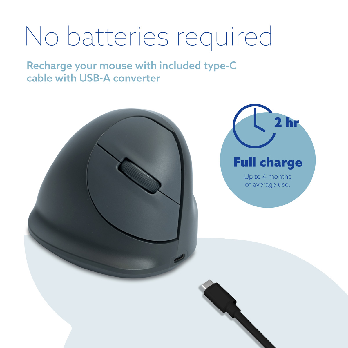 R-Go HE Basic Vertical mouse (medium, right)