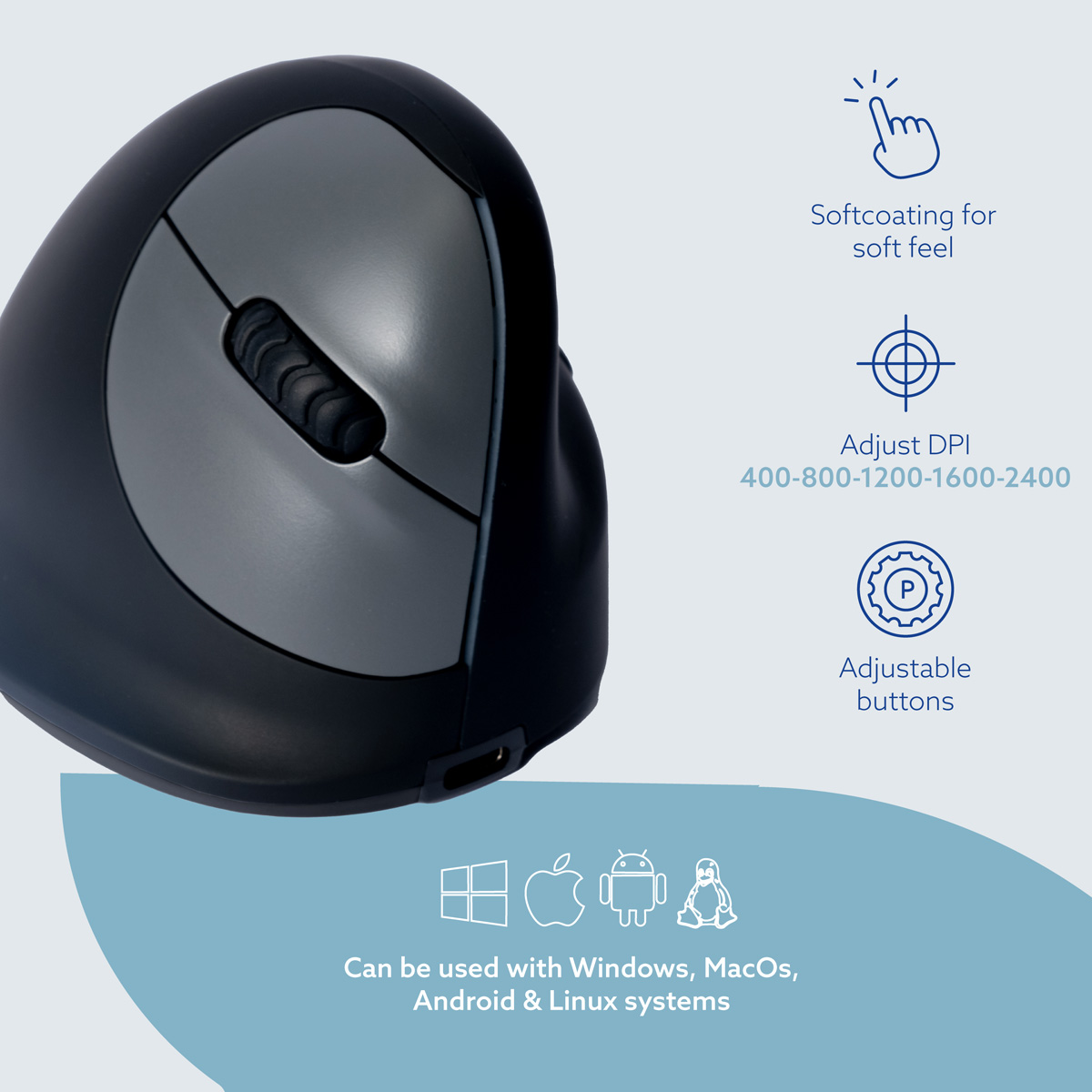 R-Go He Break (medium, right, bluetooth)