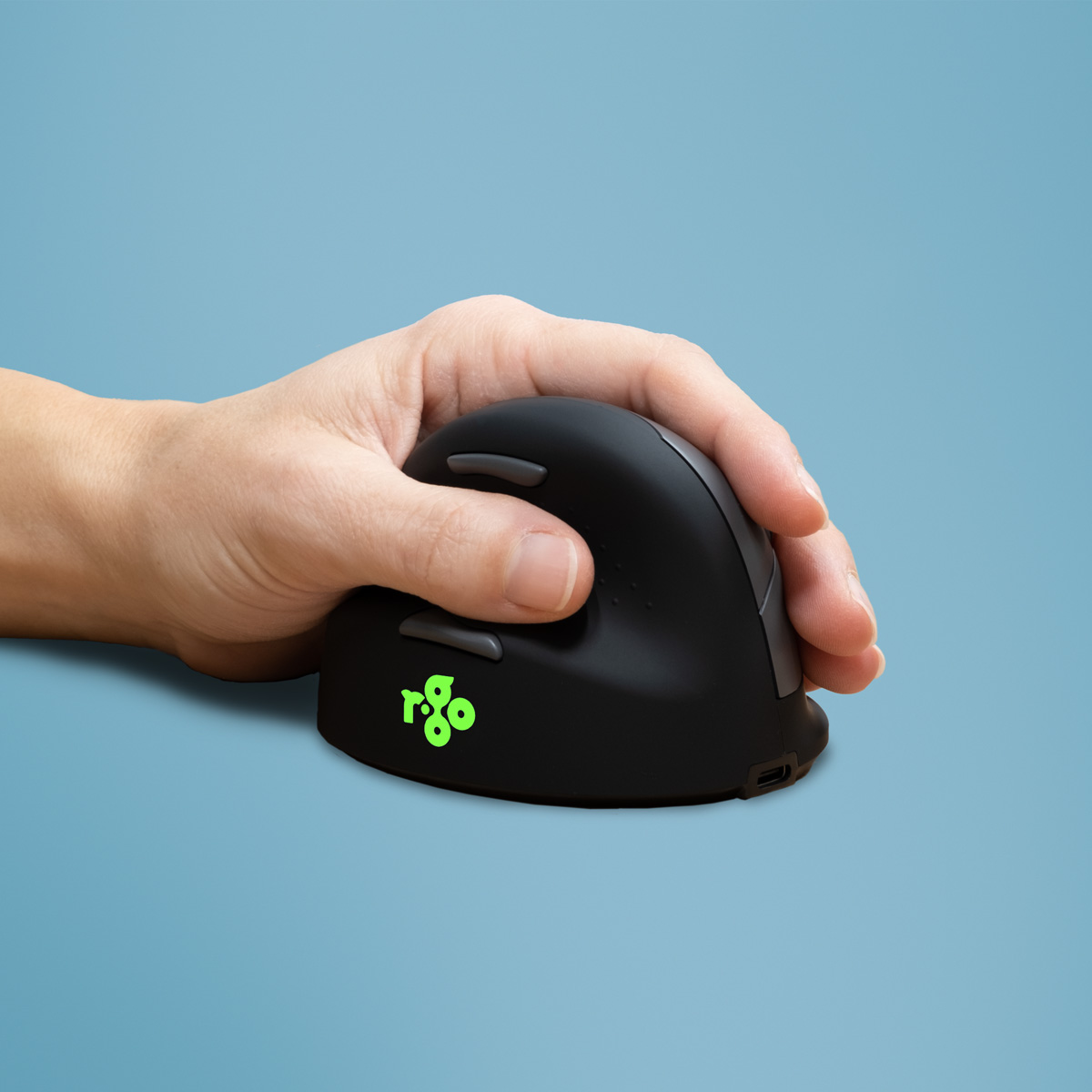 R-Go HE Break Mouse (medium, left, wireless)