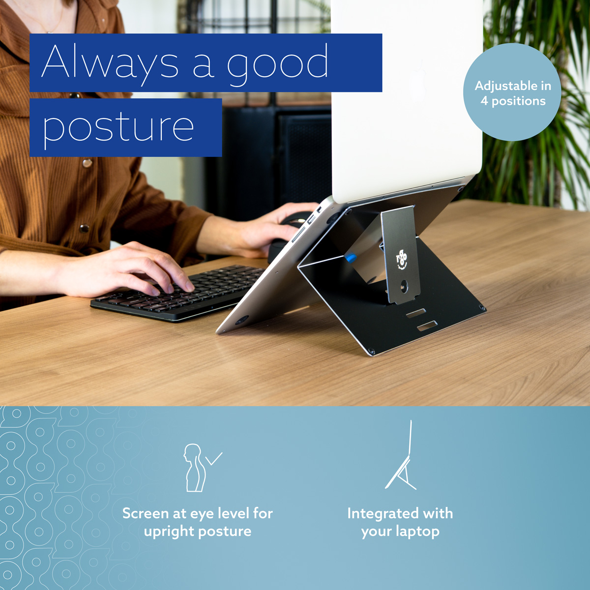 R-Go Riser Attachable Laptop stand