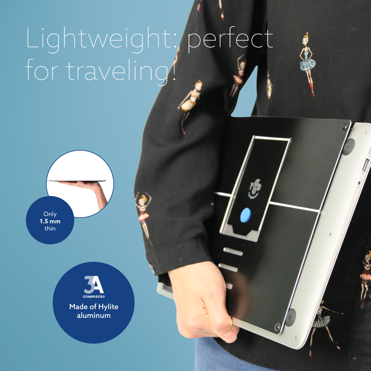 R-Go Riser Attachable Laptop stand