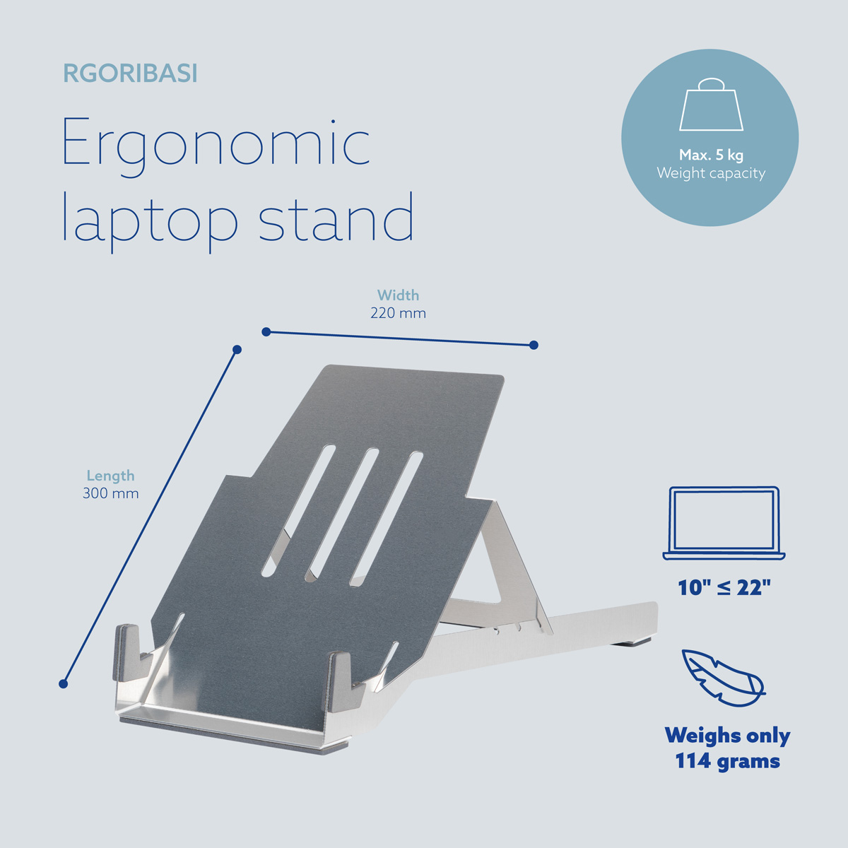R-Go Riser Basic Laptop stand