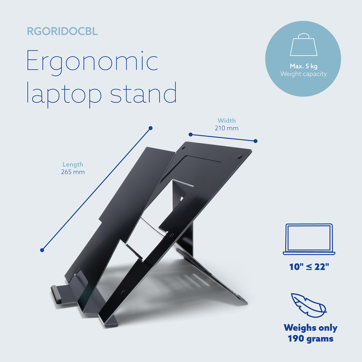 R-Go Riser Document Laptop stand