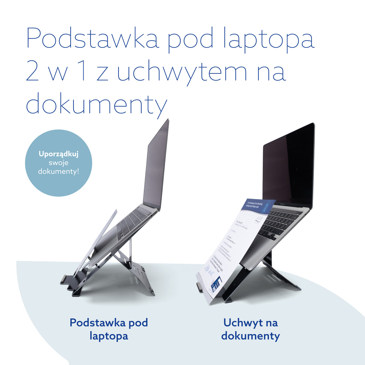Stojak na laptopa R-Go Riser Document