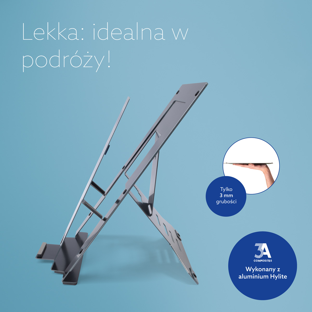 Stojak na laptopa R-Go Riser Document