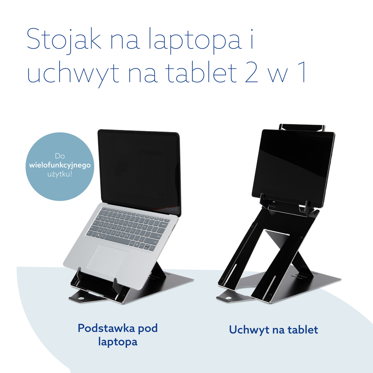 Podstawka pod tablet i laptop R-Go Riser Duo
