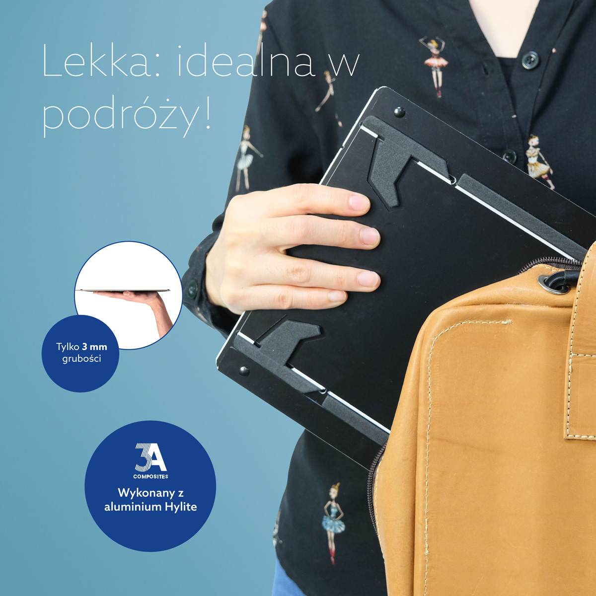 Podstawka pod tablet i laptop R-Go Riser Duo