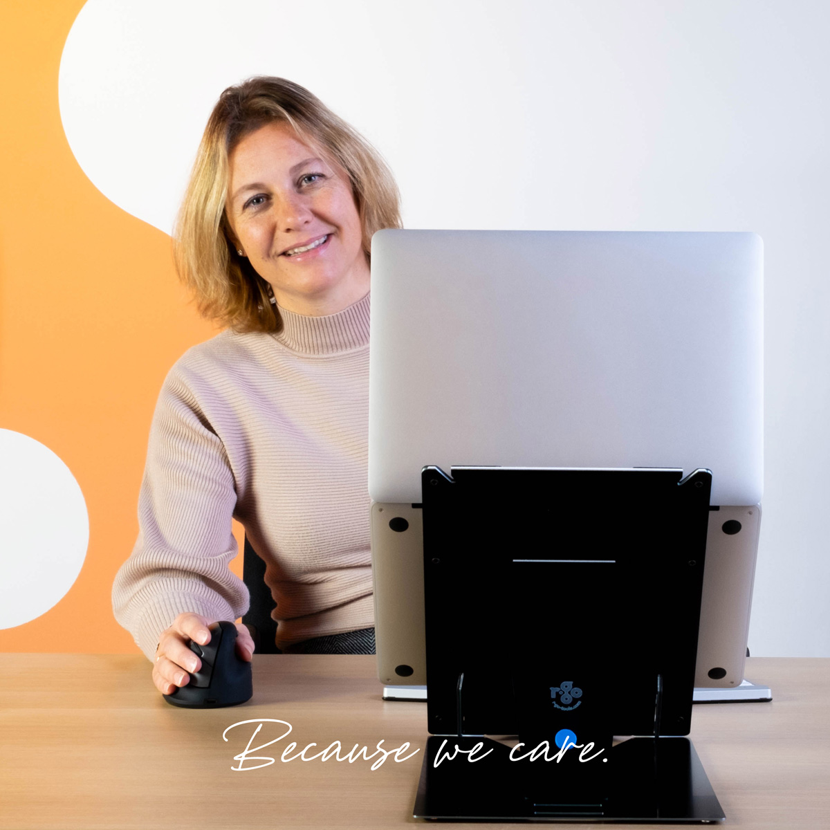 Podstawka pod tablet i laptop R-Go Riser Duo