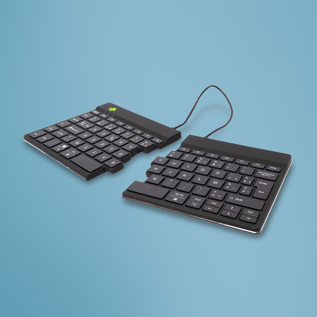 R-Go Split Break versie 2 (zwart, draadloos, AZERTY -BE)