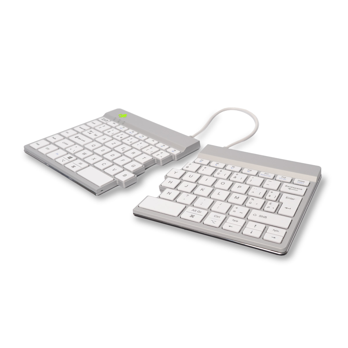 R-Go Split Break versie 2 (wit, draadloos, AZERTY – BE)