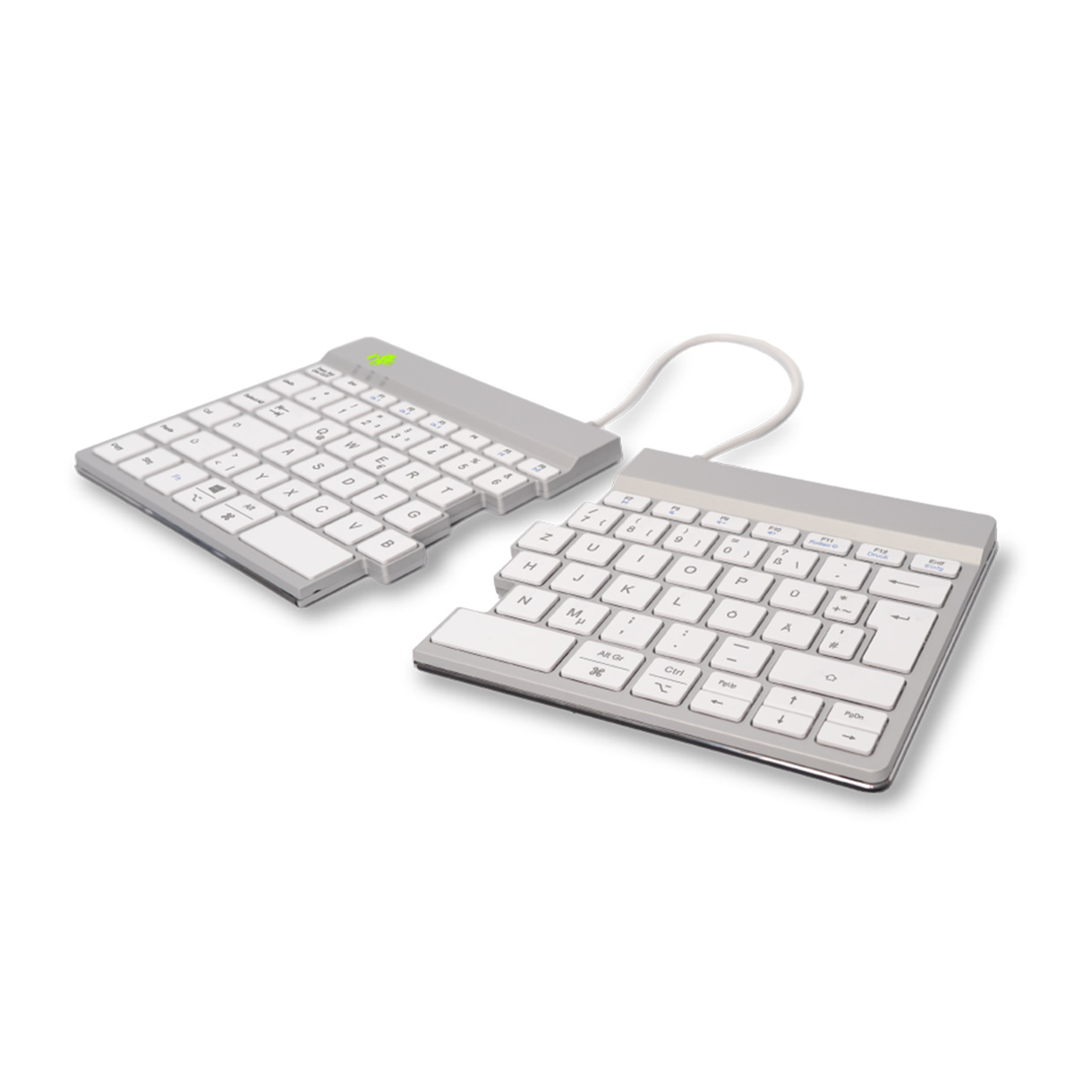 R-Go Split Break versie 2 (wit, draadloos, QWERTZ – DE)