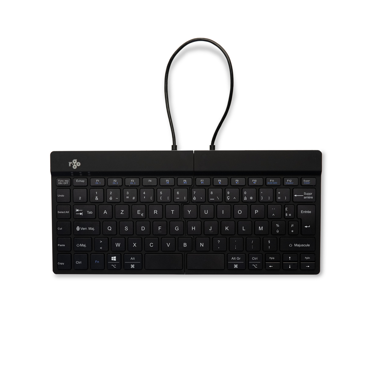 R-Go Split Break versie 2 (zwart, draadloos, AZERTY – FR)