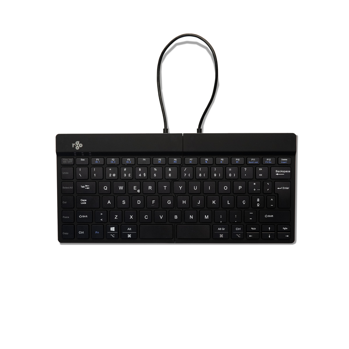 R-Go Split Break versie 2 (zwart, draadloos, QWERTY – PT)