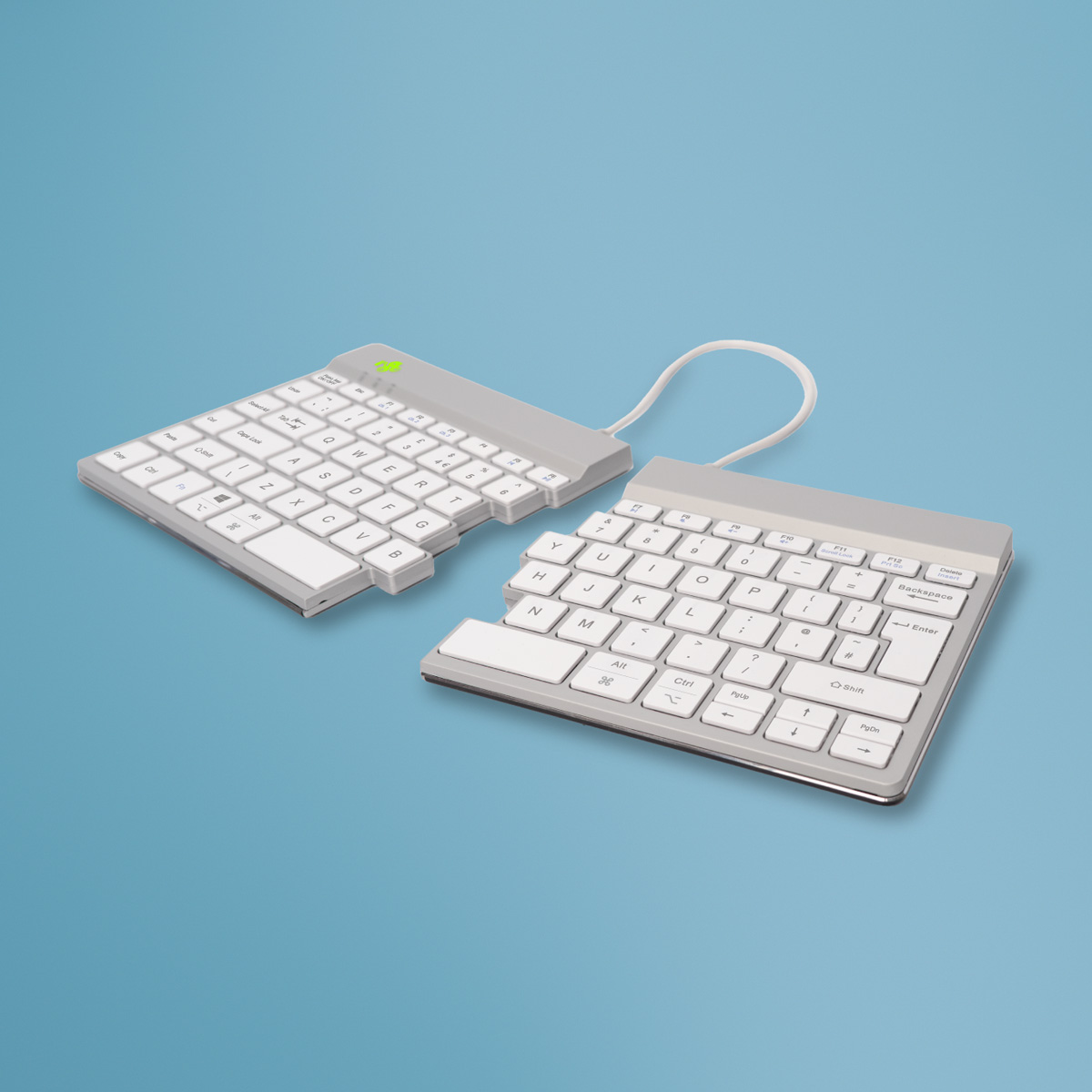 R-Go Split Break versie 2 (wit, draadloos, QWERTY – UK)