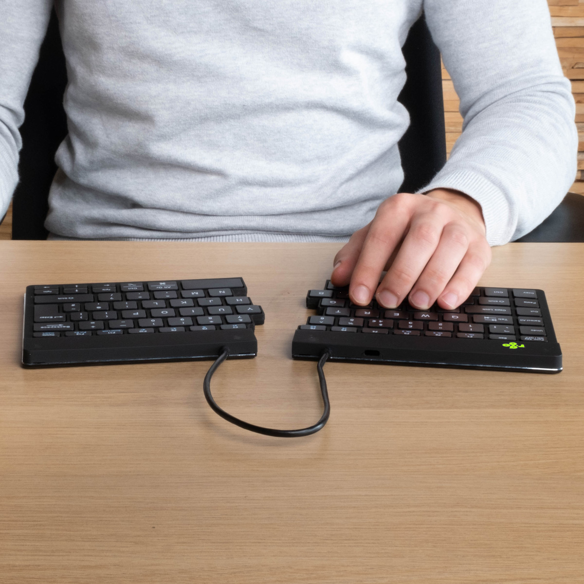 R-Go Split Break v2 (black, wireless, QWERTY – US)