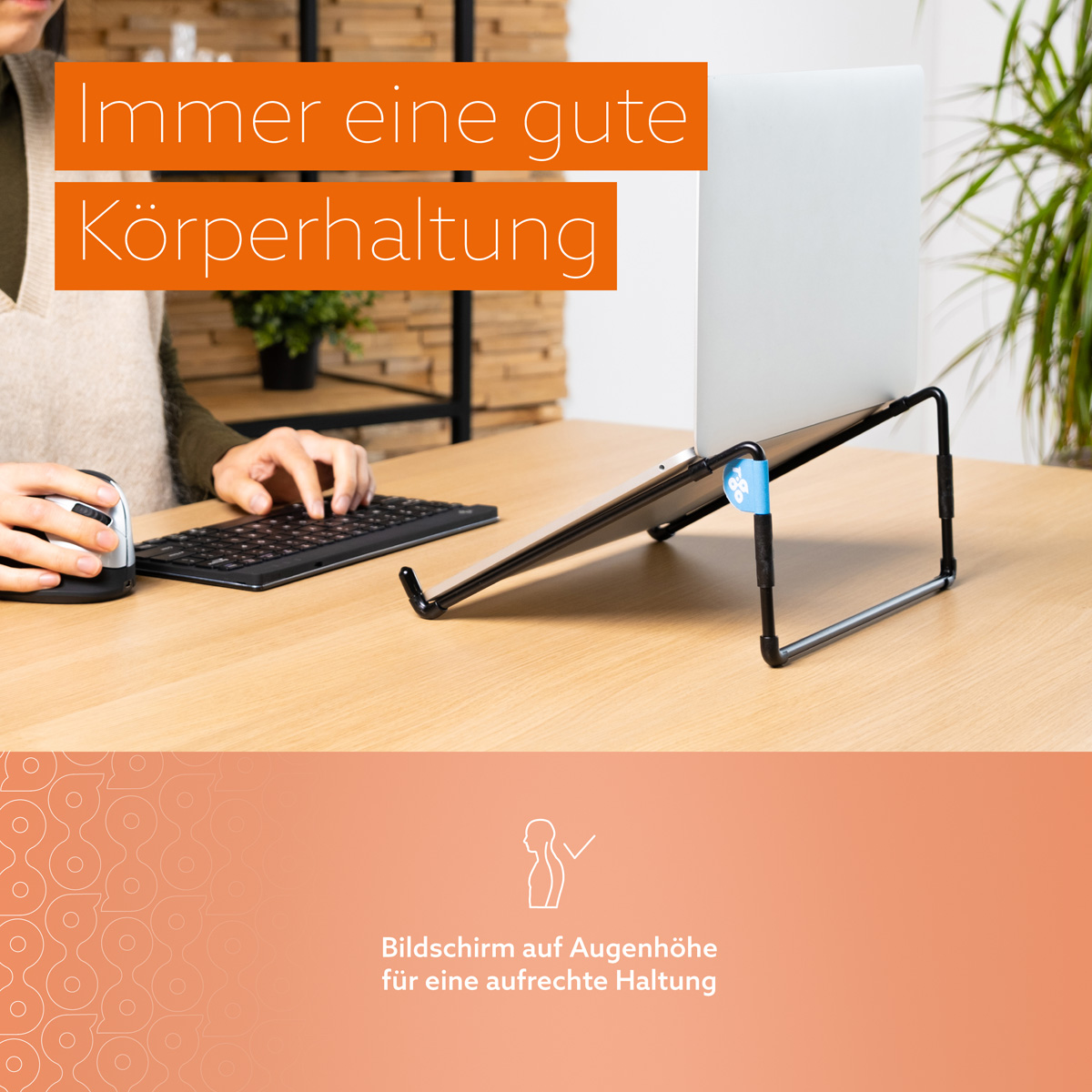 R-Go Steel Travel Laptop-Ständer
