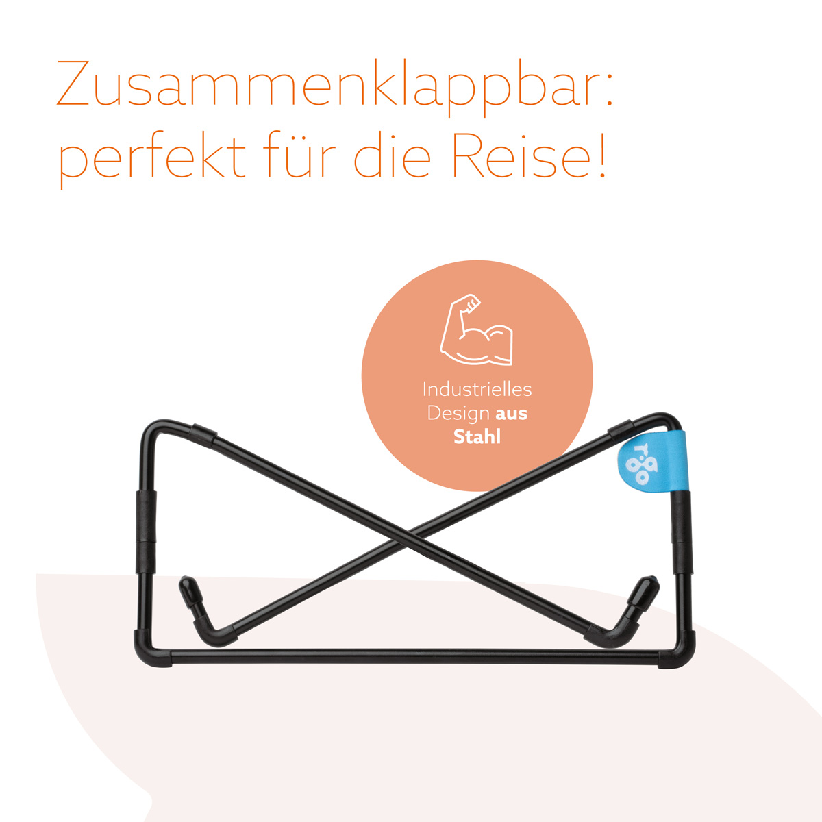 R-Go Steel Travel Laptop-Ständer